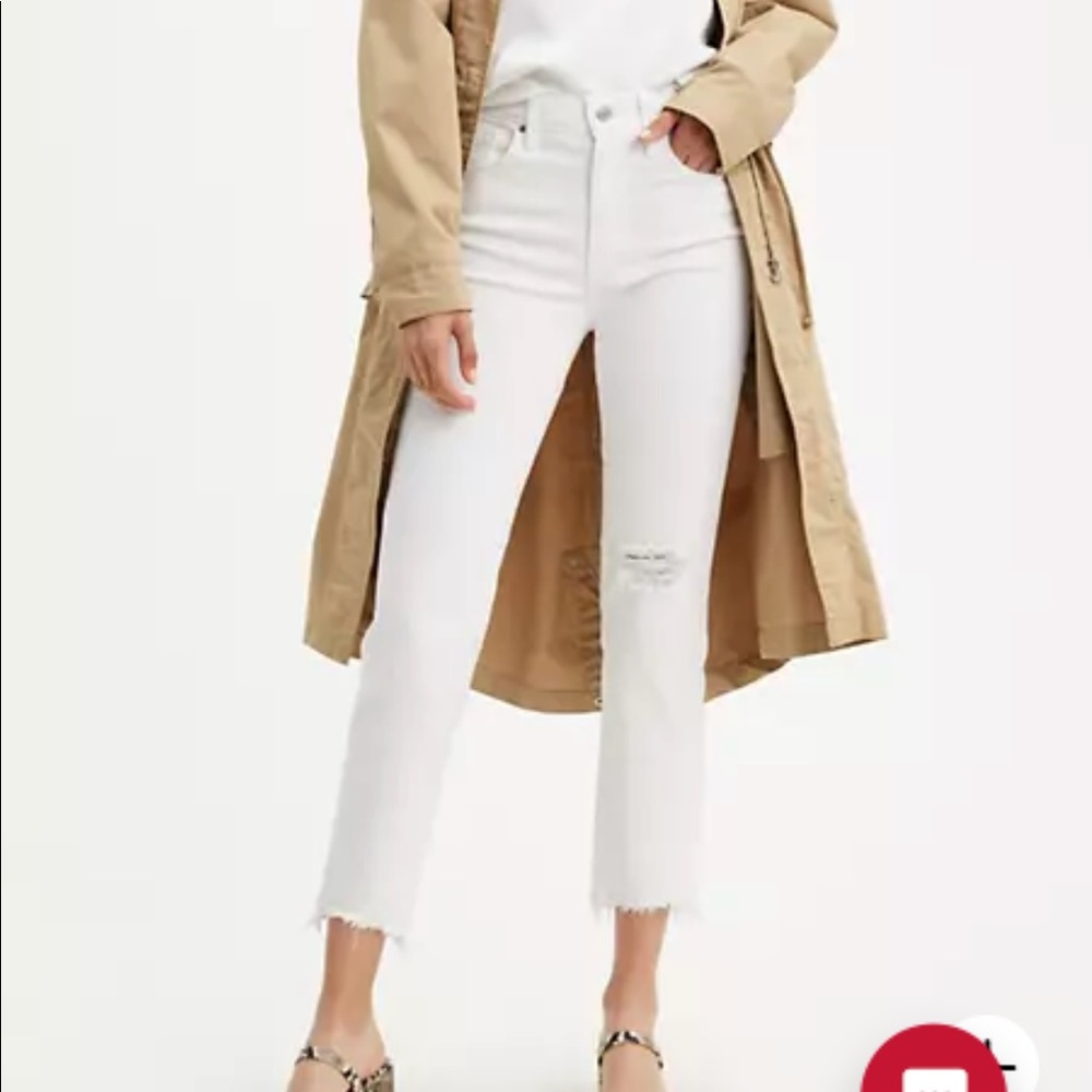 Levi’s Cropped Straight Leg Jeans